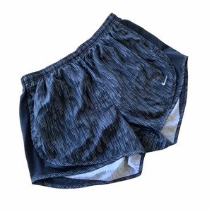 Nike Black and Gray Tempo Running Shorts